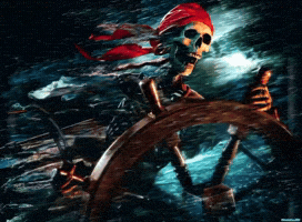 Skeleton Pirate GIF