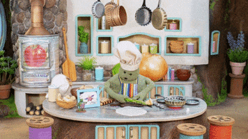 TheTinyChefShow cat cooking pets penny GIF