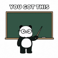 You Got This Panda GIF by Kanpai Pandas