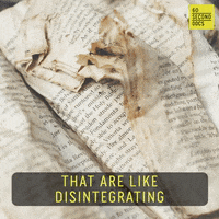 Books Disintegrate GIF by 60 Second Docs
