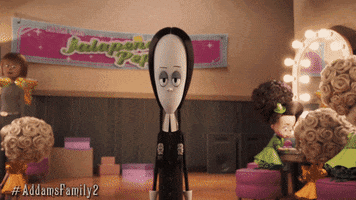 Serious Wednesday Addams GIF by The Addams Family