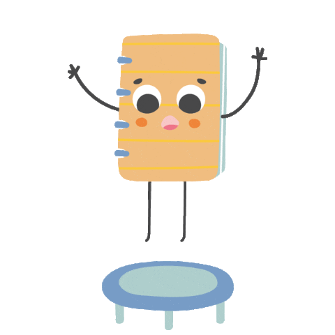 Happy Libreta Sticker by Lora Bailora