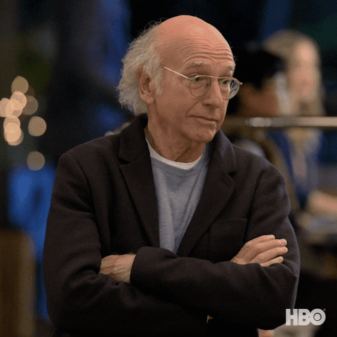 Salute Larry GIF by Curb Your Enthusiasm