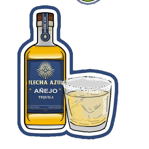 Flecha Flechaazul Azul Tequila Flechamarg Marg Margarita Sticker by Flecha Azul Tequila