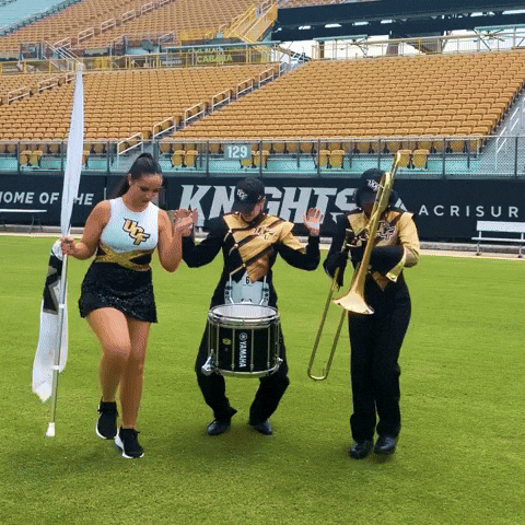 Marching Band Dancing GIF by UCF Marching Knights