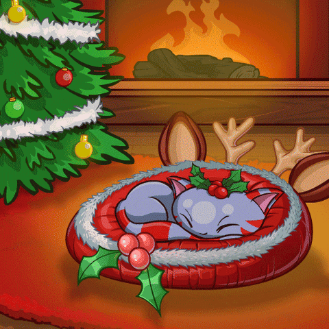 Christmas Tree Cat GIF by Neopets