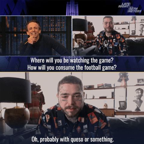 Super Bowl Football GIF by Late Night with Seth Meyers