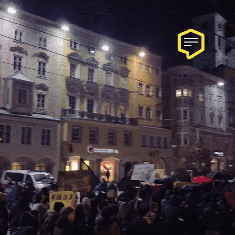 Police Protest GIF by Linz News
