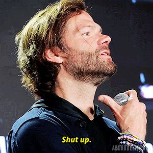 Jared Padalecki Shut Up GIF