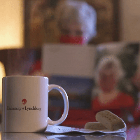 Coffee Relaxing GIF by University Of Lynchburg