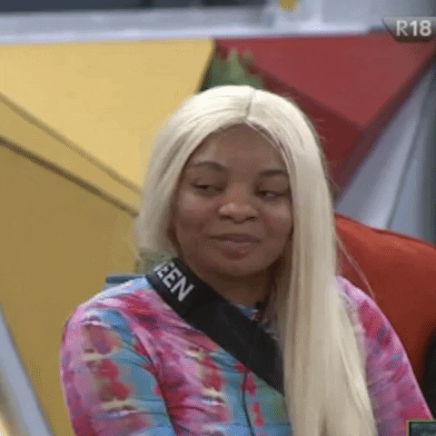 Queen Reaction GIF by Big Brother Naija