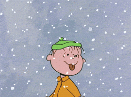 Charlie Brown Snow GIF