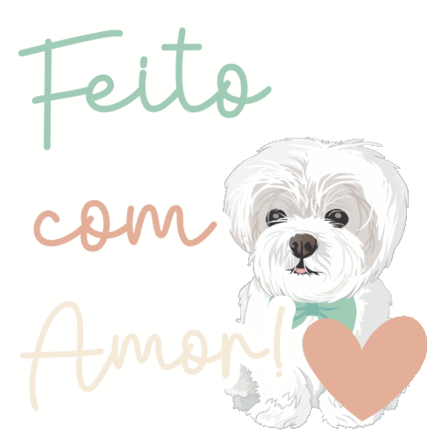 Dogs Love Sticker by Jana Guardanapos