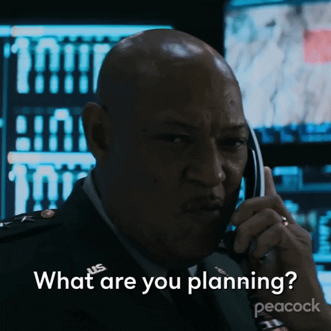 What Are You Planning Laurence Fishburne GIF by MacGruber