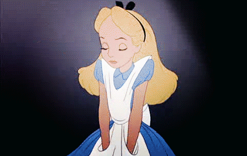 Alice In Wonderland Shrug GIF - Find & Share on GIPHY
