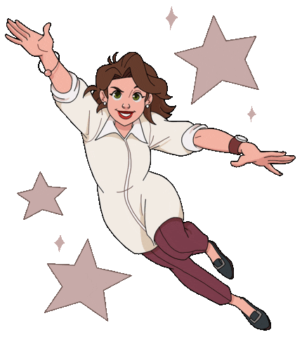 Power Superhero Sticker by Entrepreneure Ambitieuse