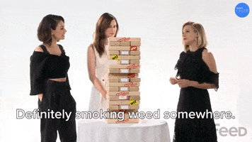 Merry Christmas Smoking Weed GIF by BuzzFeed
