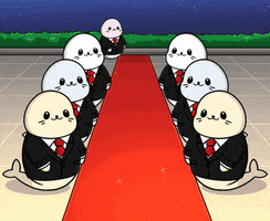 Red Carpet Model GIF by Sappy Seals