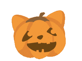 Halloween Pumpkin Sticker by Studycat language learning for kids