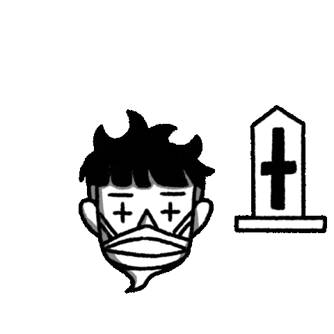Dying Sticker