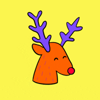 Happy Rudolph The Red Nosed Reindeer GIF by Elmografico