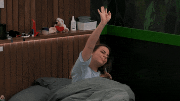 Good Morning Raise Hand GIF by Big Brother 2022