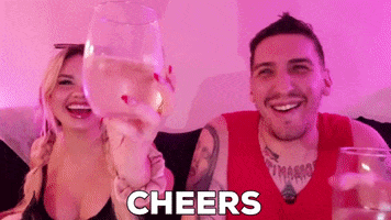 Cheers Drinking GIF by petey plastic