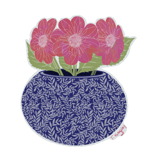 Flower Art Sticker