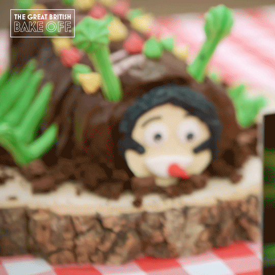 Party Cake GIF by The Great British Bake Off