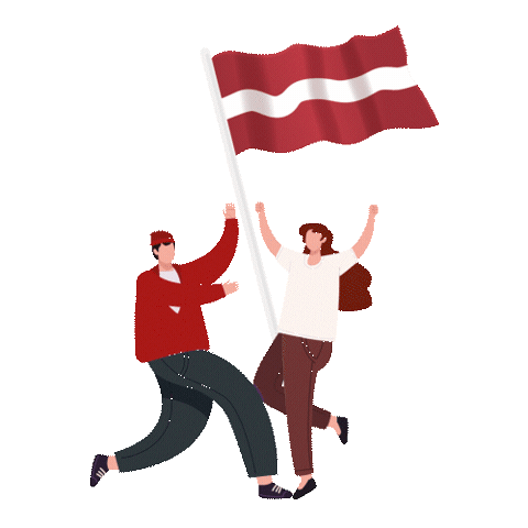 Latvia Sticker by Latvian Foreign Ministry