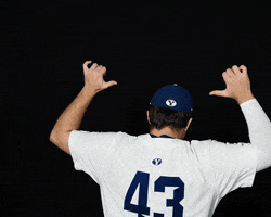 Point Jersey GIF by BYU Cougars