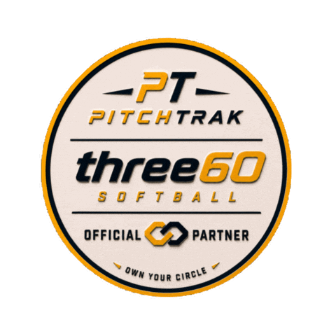 Pitchtrak Sticker by Three60 Softball