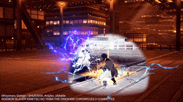Video Game Fighting GIF by Demon Slayer: The Hinokami Chronicles 2