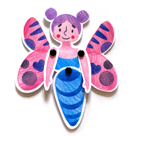 Butterfly Papillon Sticker by Griffographe
