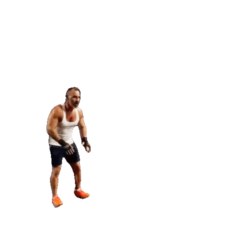 Amit Jumping Sticker by The Boxing Fitness Gym