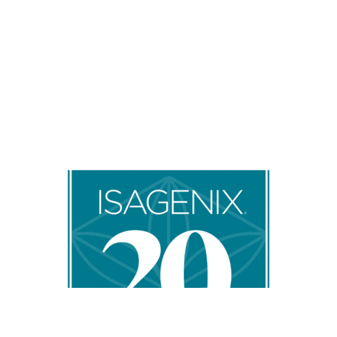 20 Anos Aniversario Sticker by isagenix mx