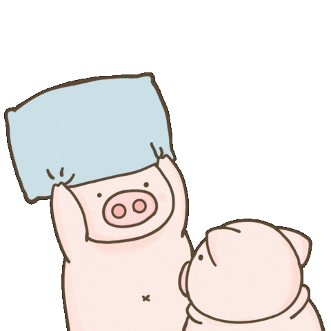 Pig Fighting Sticker