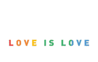 Love Is Love Pride Sticker by Frankly Bubble Tea