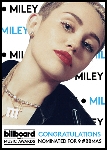 miley cyrus GIF by Billboard Music Awards