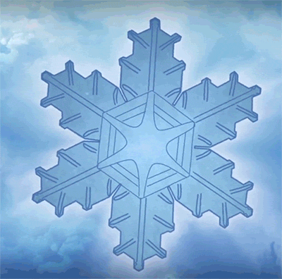 snowflake fractal gif
