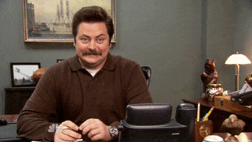 Parks And Recreation Laughing animated GIF