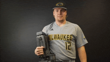 Lights Camera Action Thumbs Up GIF by Milwaukee Panthers