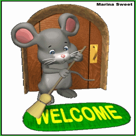 Image result for welcome mouse gif