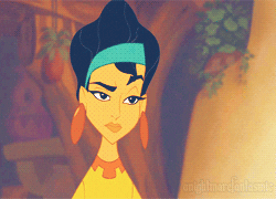 Watching Emperors New Groove GIF
