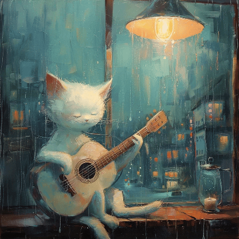 Cat Singing GIF by TINGANHO