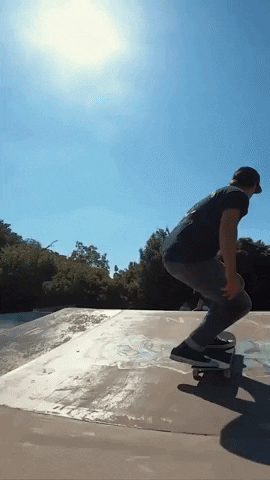 Skate Fail GIF by Concrete Surfers Motorcycle Dudes - CSMD