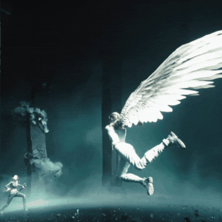 Dark Angel Fight GIF by Woodblock