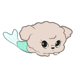 Dog Fish Sticker
