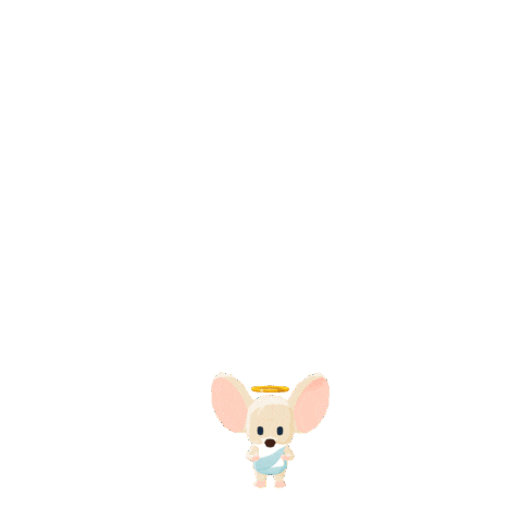 Angel Mouse Sticker