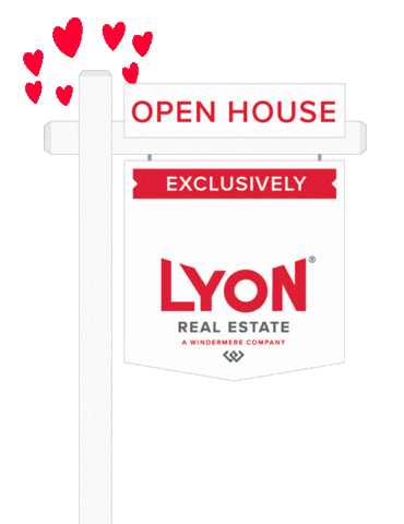 Open House Sticker by Lyon Real Estate